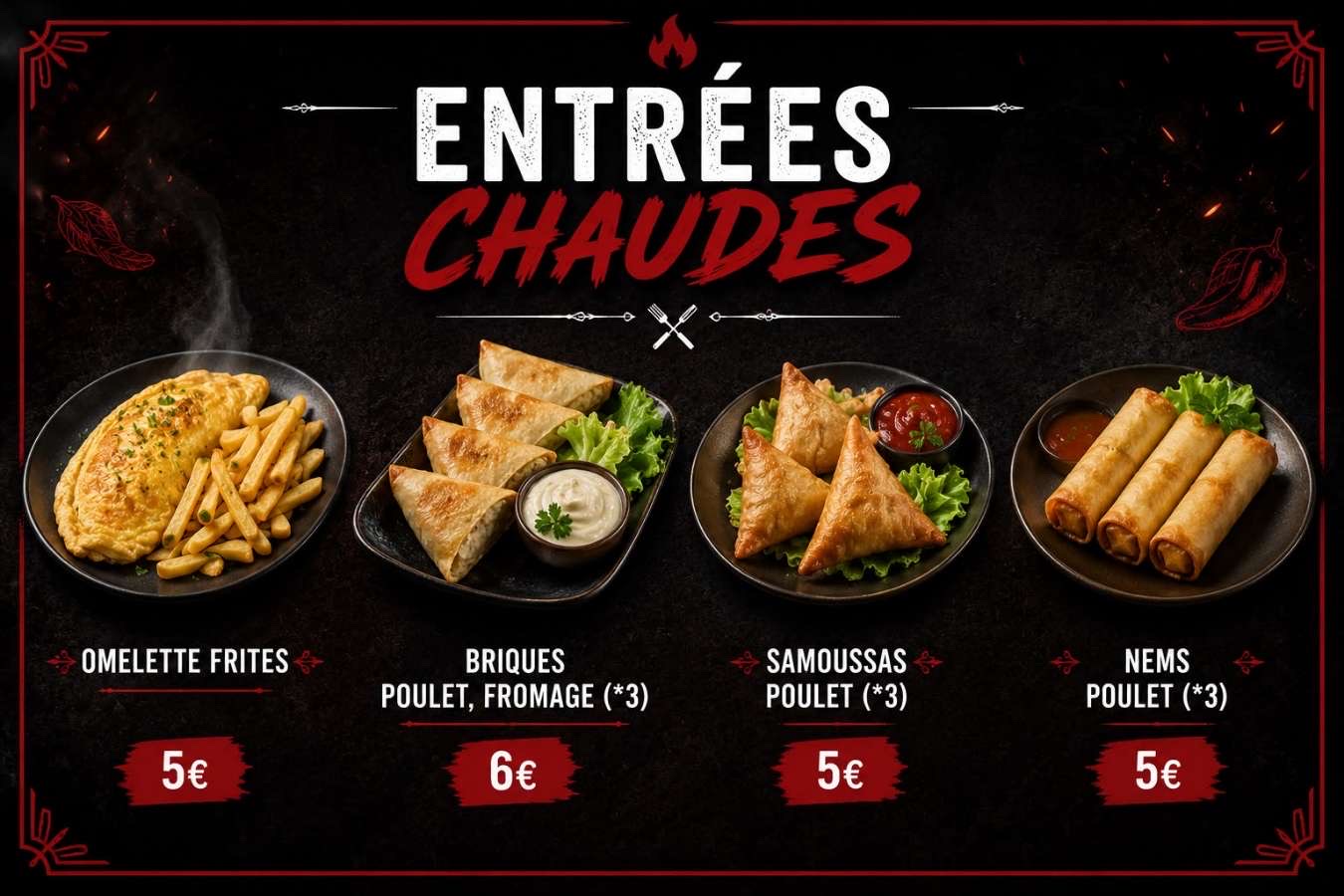 Entrées Chaudes